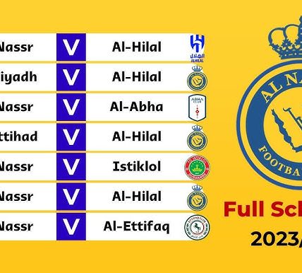 al nassr game schedule