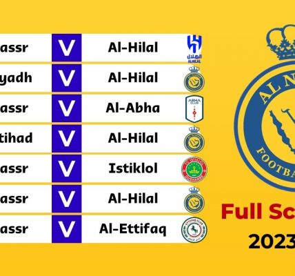 al nassr fixtures